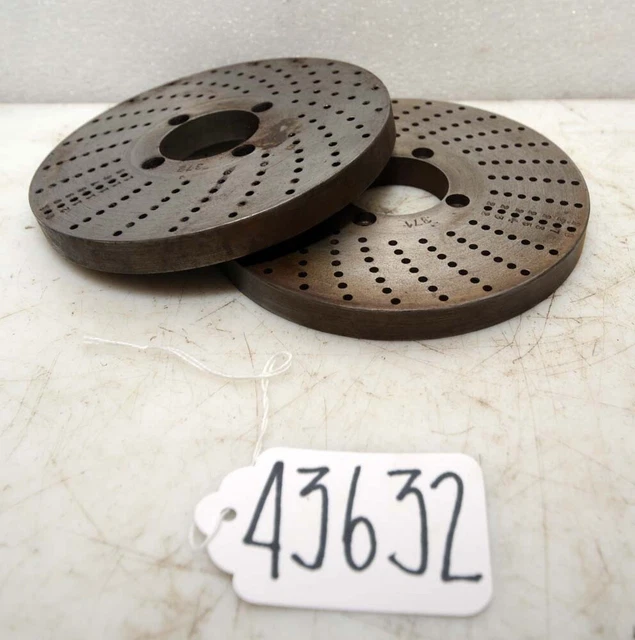 2 Dividing Plates Index Discs (Inv.43632)