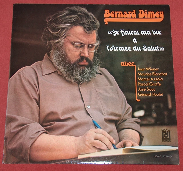 Bernard Dimey Lp Deesse Je Finirai Ma Vie A L'armee Du Salut
