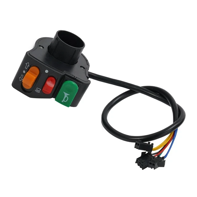 Klaxon De Vélo électrique Pour Scooter, Clignotants, Bouton