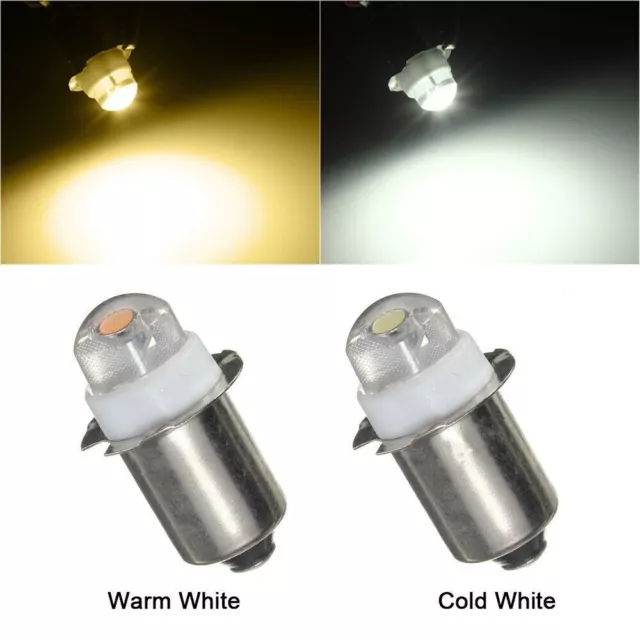 LED Torch Licht P13.5S 3V 4.5V 6V DC Birne Ersatz Taschenlampe Glühbirne Lampen 3