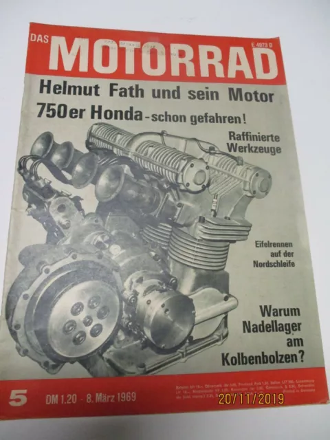 Das MOTORRAD Zeitschrift Nr. 5 von 1969