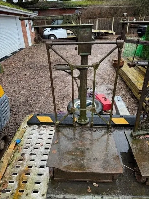 Antique weighing scales Cast Iron