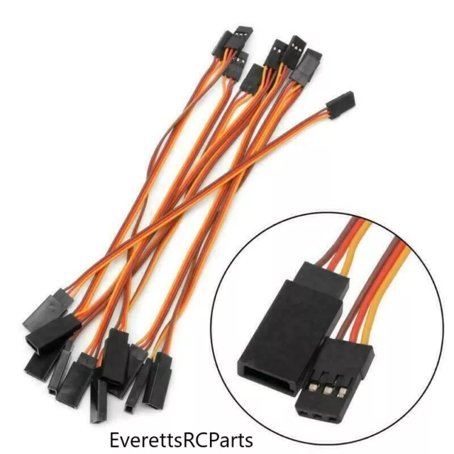 10pc 200MM Servo Extension Male to Female Lead Wire Cable For RC/Futaba/JR