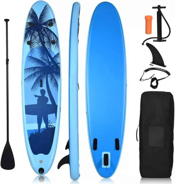 Tabla Hinchable Paddle Surf Sup con Remo de Ajustable/Bomba/Línea de Seguridad