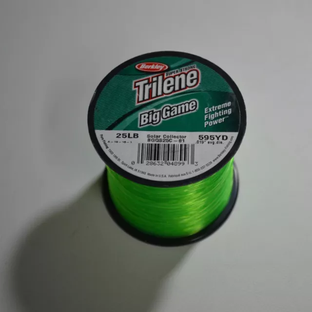 Berkley Trilene Mono Fish Line Quarter Spool 25lb 595yd Solar Collector 1BGQS25C