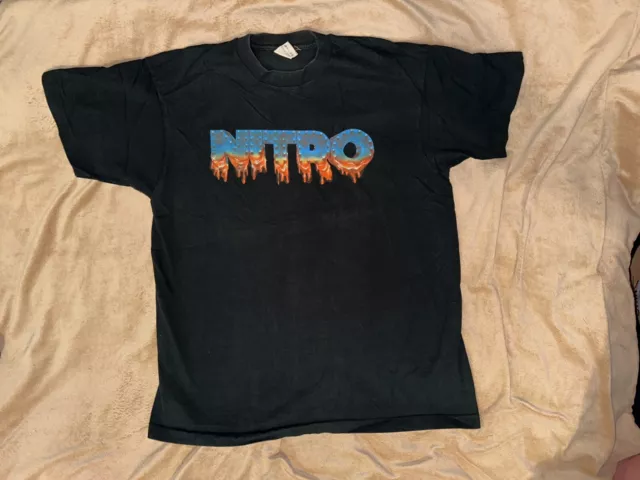 NITRO O.F.R. OFR vintage concert t-shirts 1980s shirt Heavy Metal Glam Crue XL