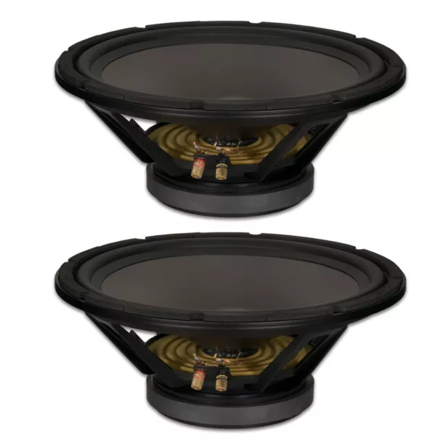 2 Goldwood Sound GW-15PC-8 Heavy Duty 8ohm 15" Woofers 550 Watt each Speakers