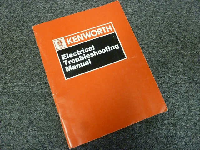 1993-1994 KENWORTH W900B Truck Electrical Troubleshooting Wiring