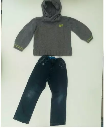 Tao 5 ans garçon : pantalon en jean réglable à l'intérieur