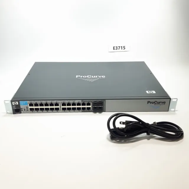 Hp J9279A Procurve Switch 2510G-24 24 Port Gigabit Ethernet Managed Switch E3715