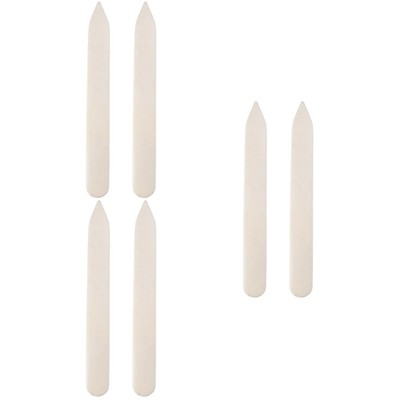 2pc Self bloccaggio manico in legno Set Pinzetta naso piegato e dritto 164mm di lunghezza 