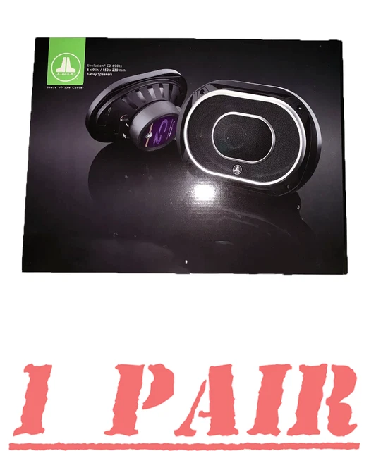 JL Audio C2-690TX 6x9" 70W RMS 3 Way C2 Evolution Car Audio Speakers