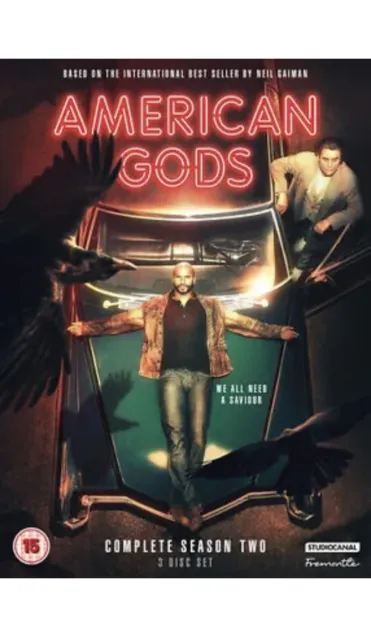 American Gods: Complete Season Two DVD (2019) Brand New Sealed