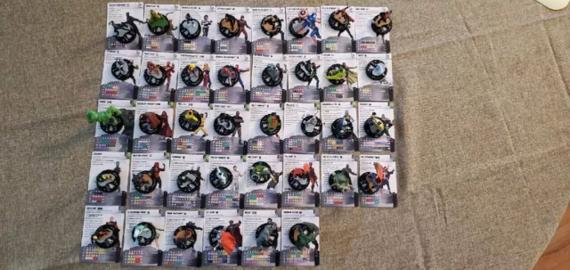 Heroclix Marvel Avengers 60th Anniversary Complete CUR Set 001-038 (no primes)