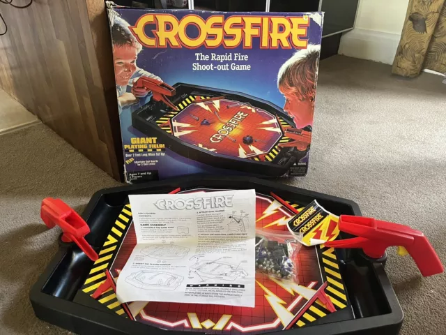 Crossfire Board Game Vintage Complete In Box Used