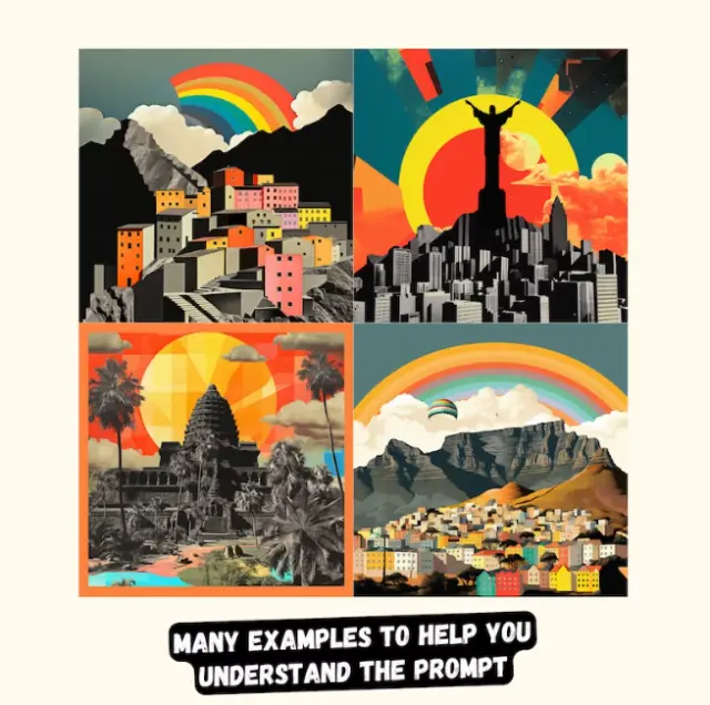 Midjourney Prompts-Travel Poster-Pop Art Vintage -Posters AI Wallpaper