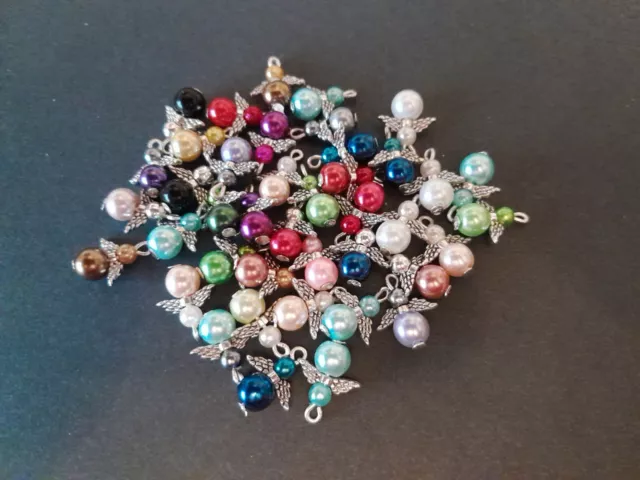 30 MINI GUARDIAN ANGEL/FAIRY CHARMS, Gifts, Favours, Crafts Etc *LUCKY DIP*