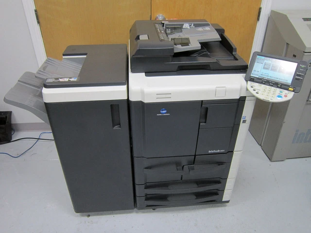 Konica Minolta Bizhub 601 Mfp Network Copier Printer Scanner & Staple Df-614