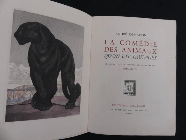Le Livre des Betes qu'on ppelle suvges ndre Demison • Cen, Opinie