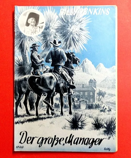 Original Western Roman Billy Jenkins Nr. 207 * Der große "Manager" * Uta Verlag