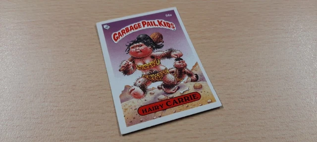 Hairy Carrie 56a Garbage pail kids original card from 1980's