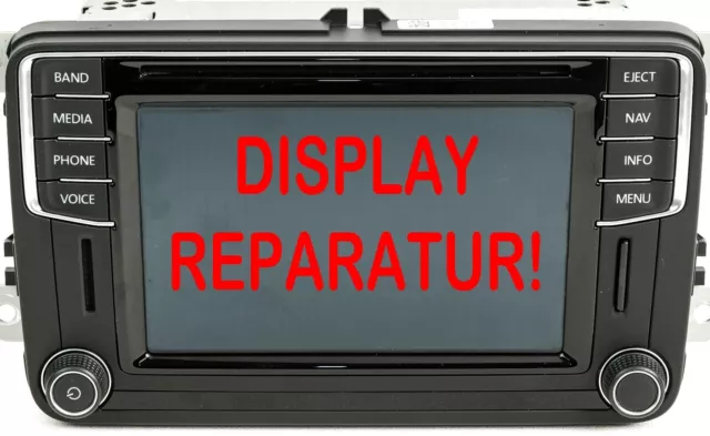 Display Touchscreen Reparatur VW Seat Skoda DISCOVER MEDIA MIB-STD2 PQ RNS510 T6