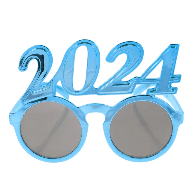 2024 GLASSES 2024 Sunglasses Nye Photo Booth Props 2024 Glasses Frames