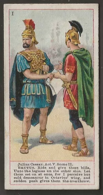 Ogdens-Shakespeare Series 1905 (Numbered)-#01- Scarce Card!!