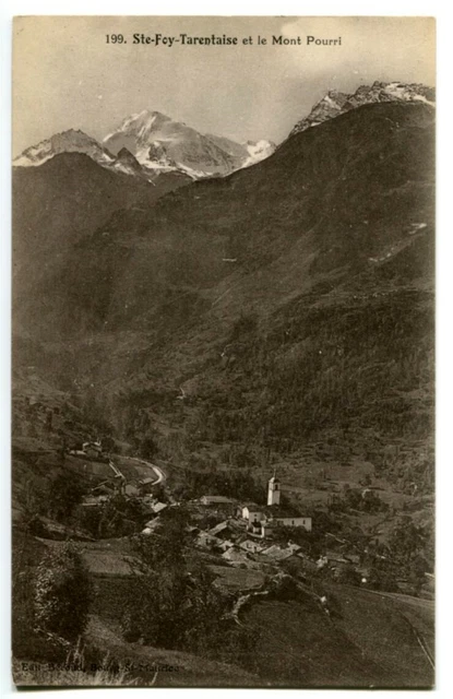 CPA 73 Savoie Sainte-Foy-Tarentaise et le Mont-Pourri