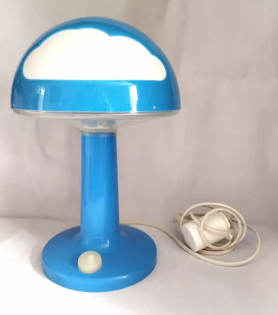 Vintage Ikea Skojig Cloud Table Lamp - Blue Cloud Exc Cond