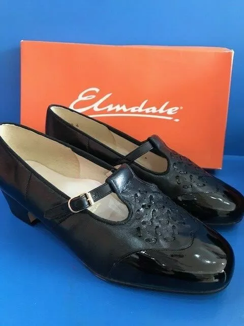 VINTAGE ELMDALE HELEN Black Shoes BNIB £29.99 - PicClick UK