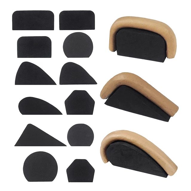 Set stampi per tazze in ceramica 12 pezzi, stampi per tazze piccoli per Kle