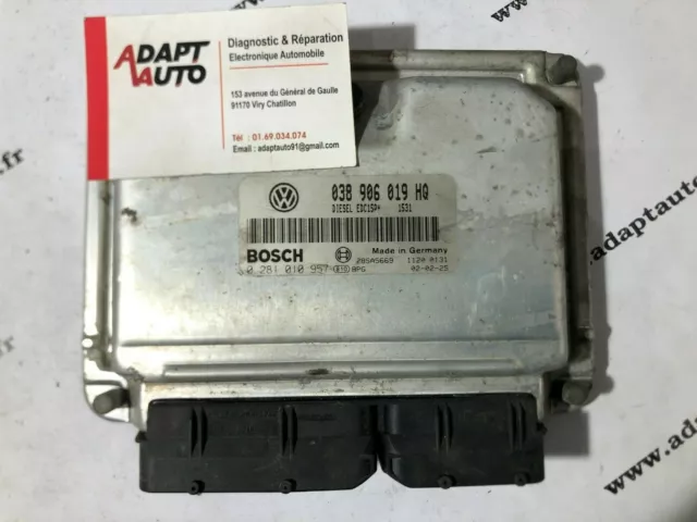 ⭐ Calculateur Moteur Vw Seat 038906019Hq - Edc15P- Bosch 0281010957⭐