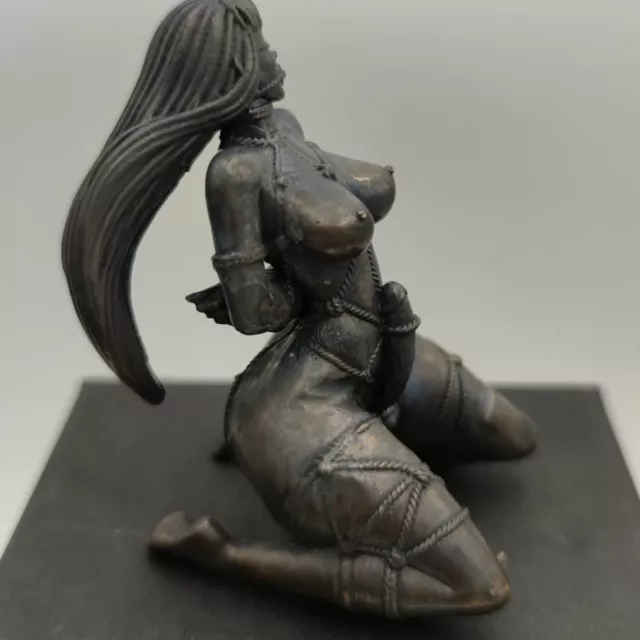 Chinese bronze Statue Body Art girl 1pc collectable art