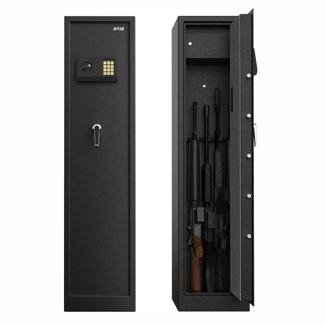 RPNB LARGE Rifle Safe Quick Access 5Gun Storage w/ Lock Box