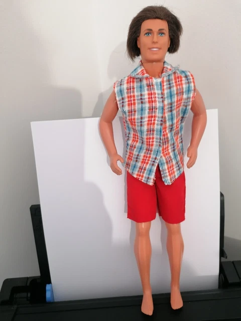 BARBIE 2 POUP??E KEN BRUN CHEVEUX Vintage Et V??tements Dos 1966 Nuque 1997 EUR 14,00 - PicClick FR