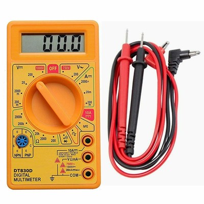 FARAD Multimètre Numérique Embouts Détecteur Ampère Farad Ohm VC99 AC Dc 1000V 