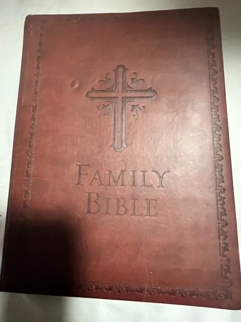 Family Bible Leather Like New
