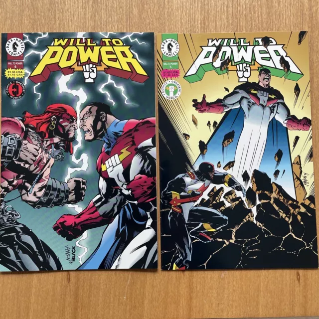 WILL TO POWER # 5 and #6 Dark Horse Comics -  1994