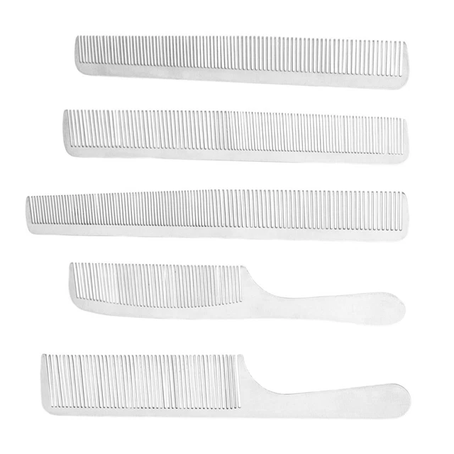 5 Pcs Peignes De Salon À Dents Fines Peigne À Cheveux Antistatique