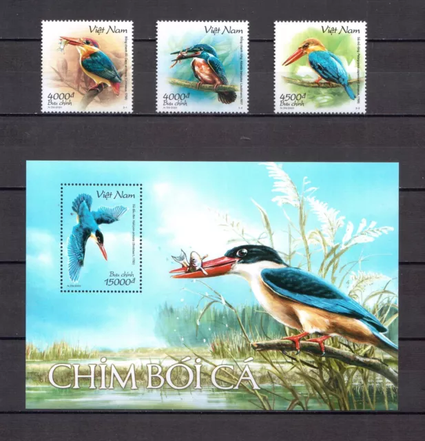 Vietnam 2020 birds set+ss MNH