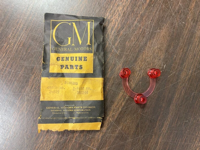 1955 1956 Chevy Sedan Delivery 150 Steering Wheel Horn Blow Ring Bushing Nos Gm