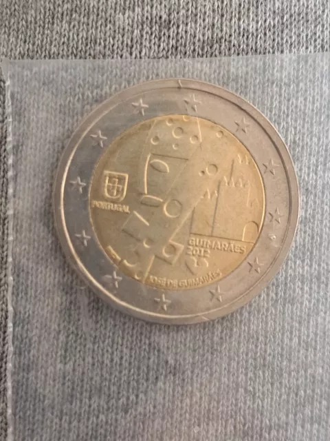 2 Euro Gedenkmünze 2012 Portugal Guimarães Europäische Kulturhauptstadt 2012