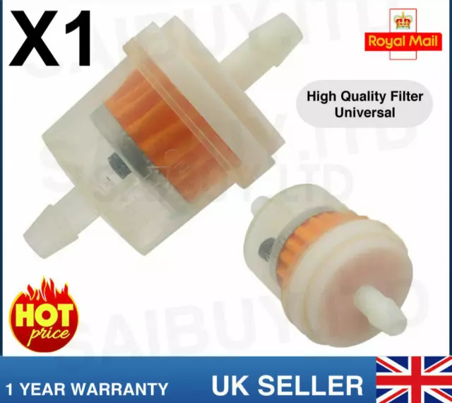 Lawnmower Fuel Filter ride on mower BRIGGS & STRATTON 6mm petrol filter UK