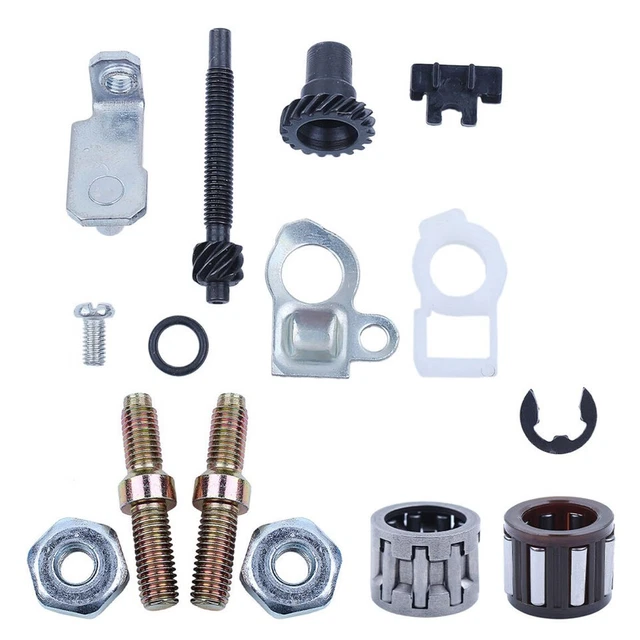 Kit Réparation Tronçonneuse Stihl 066/MS660 - Tendeur Chaîne + Goujons + écrous + Roulements + Bougie