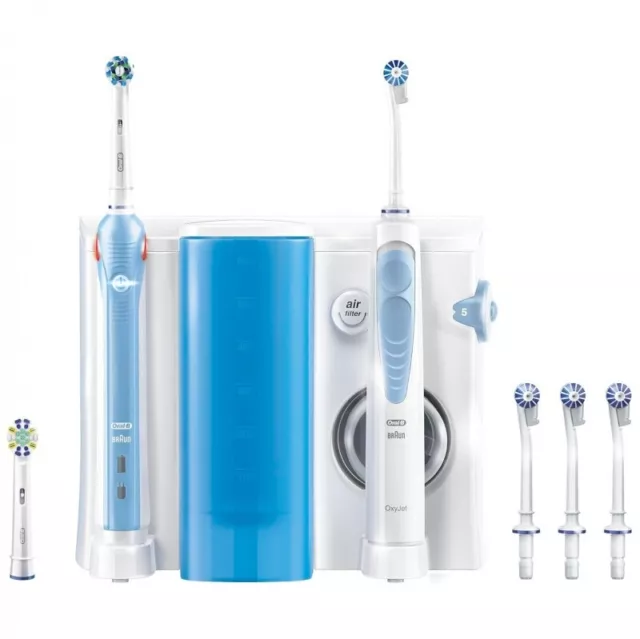 Sistema Limpieza Oral-b Pro 1000 Oxyjet + Cepillo Oc20.525.1 Powered By Braun