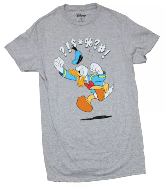 DONALD DUCK DISNEY Adult New T-Shirt - Super Mad Jumping Donald $16.98 ...