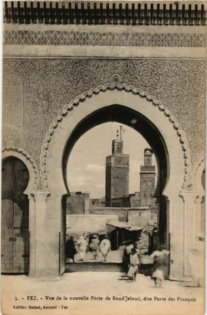 CPA AK MOROCCO FEZ - View of the new Boud'Jeloud Gate (219768)
