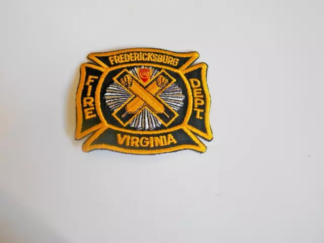 City of Fredericksburg VA Virginia Fire Dept. Shoulder Patch - NOS  -8-