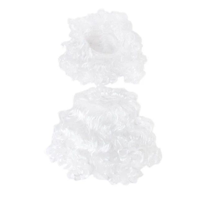 Costume natalizio travestimento barba di Babbo Natale forma parrucche